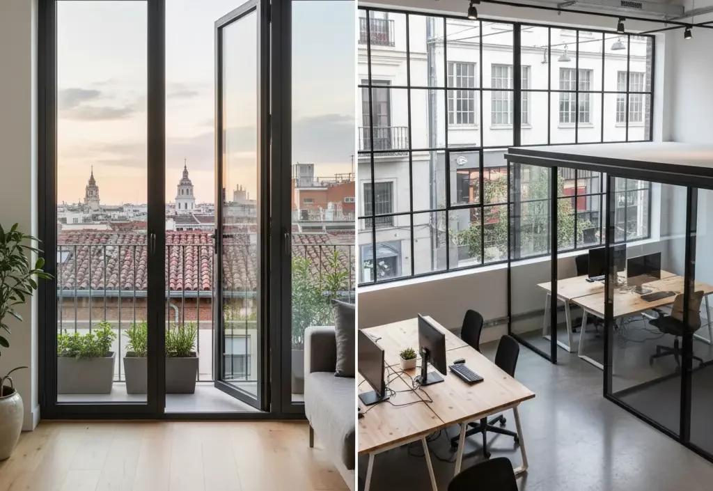 Carpintería de aluminio y PVC en Madrid para hogares y empresas